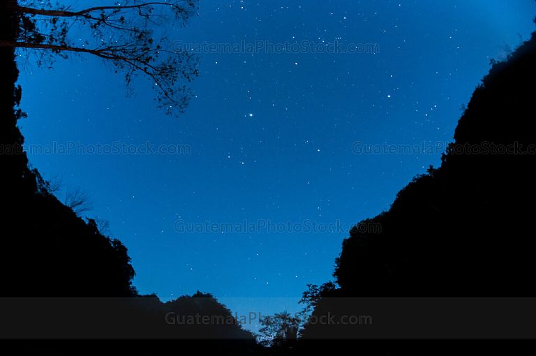 Cielo con estrellas