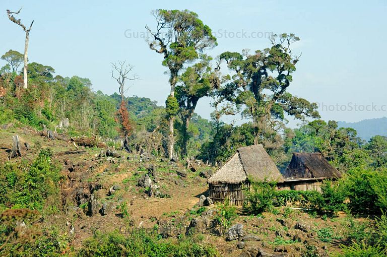Casas en la montaña