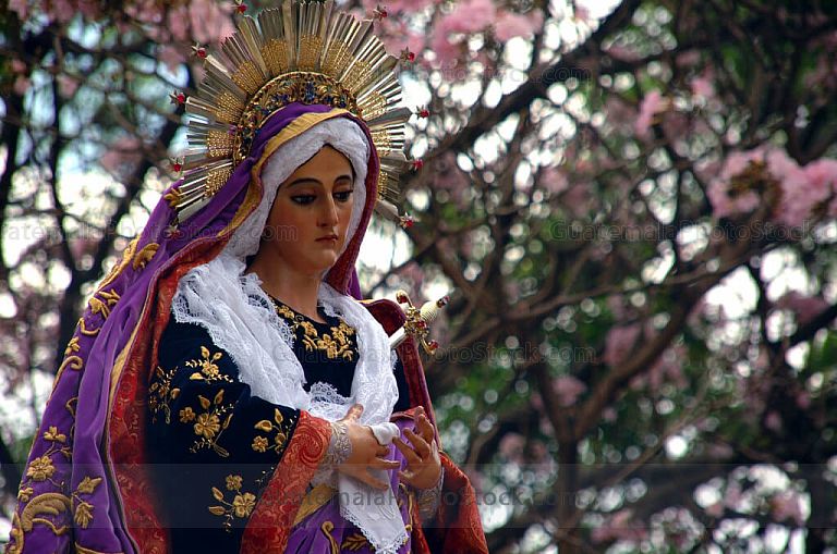 Virgen de dolores templo de La Recolección