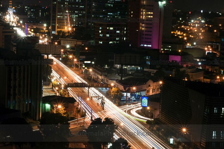 Ciudad de Guatemala de noche