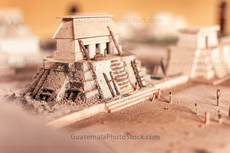 Maqueta idealizada de Iximché