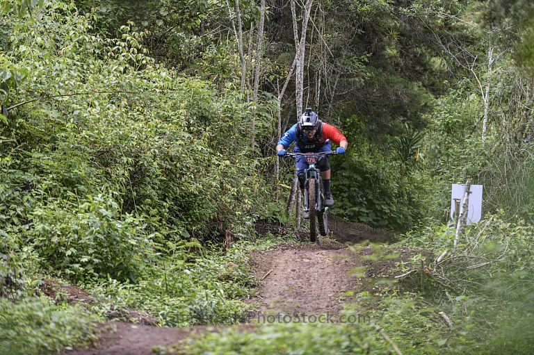 Carrera de bicicleta de montaña