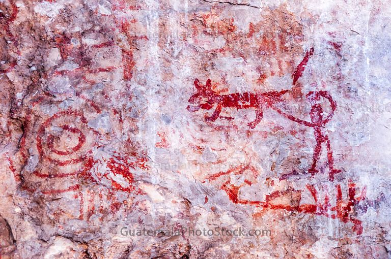 Pinturas rupestres policromadas