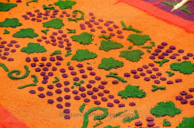 Alfombra de aserrín