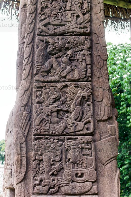 Jeroglíficos Mayas de las Estelas de Quiriguá