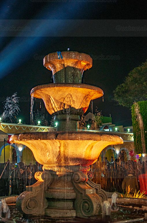 Fuente del parque central de Huehuetenango