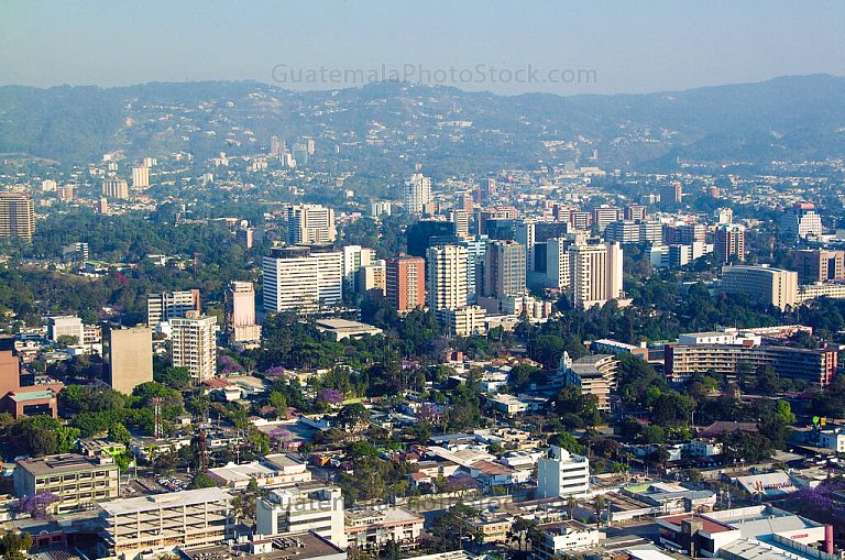 Ciudad de Guatemala desde el aire