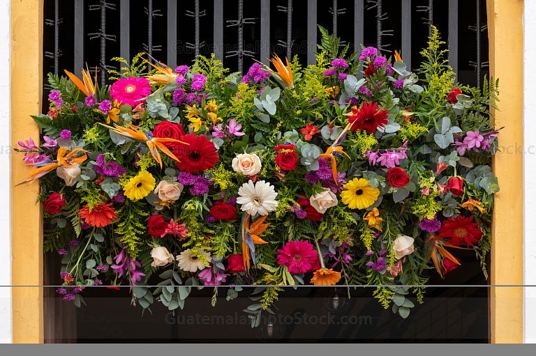 Balcon decorado, Antigua Guatemala