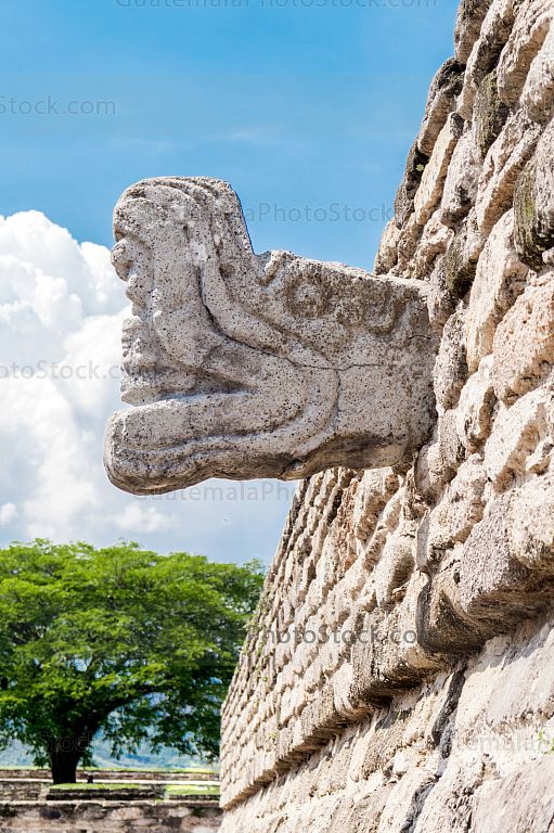 Detalle del Juego de Pelota, Mixco Viejo