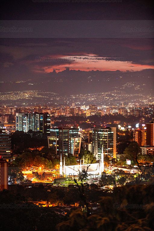 Ciudad de Guatemala de noche