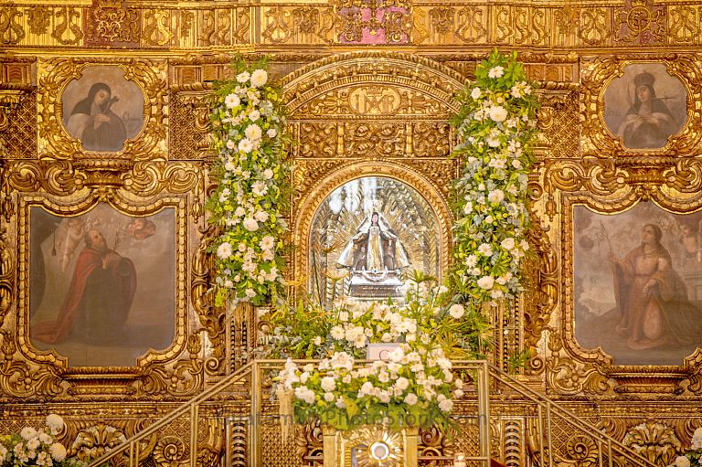 Retablo del altar del Santuario de Nuestra Señora del Carmén
