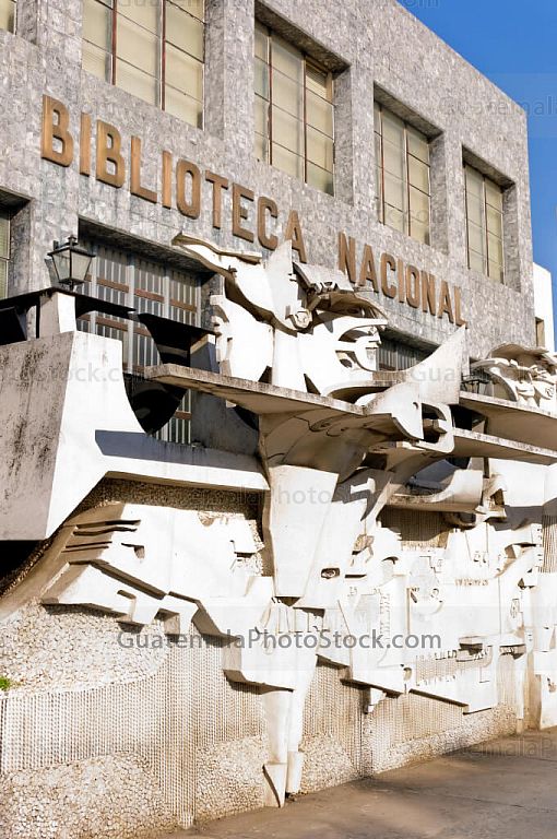 Fachada del Edificio de la Biblioteca Nacional de Guatemala