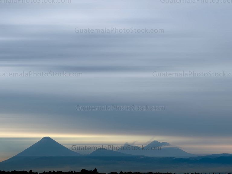 Atardecer sobre la Ciudad de Guatemala