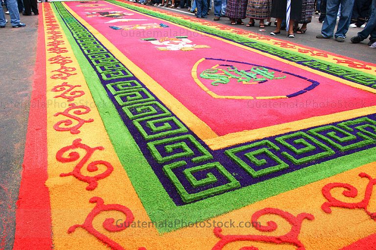 Alfombra de aserrín