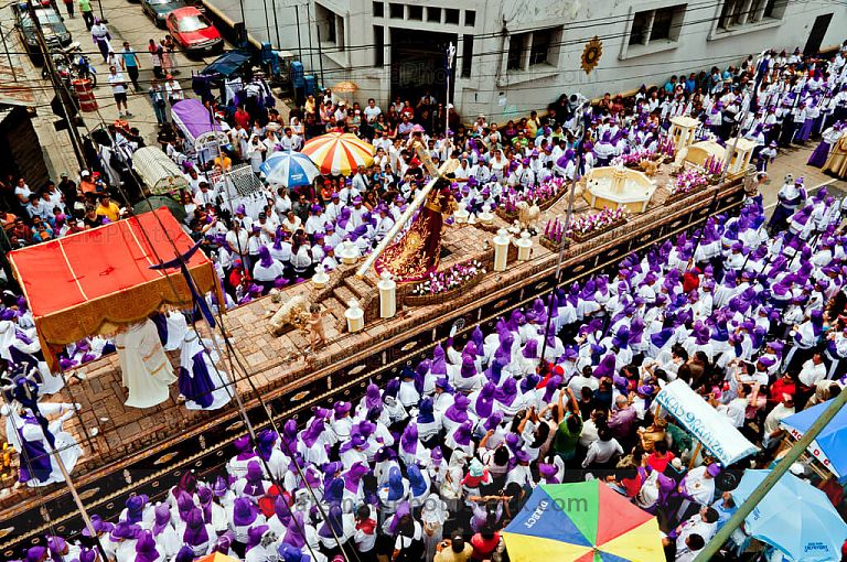 Cortejo procesional de Candelaria