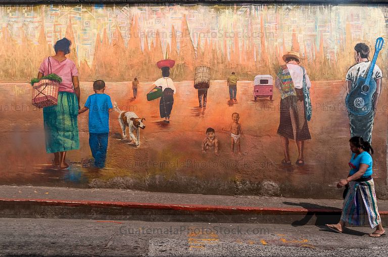 Mural en Samayac