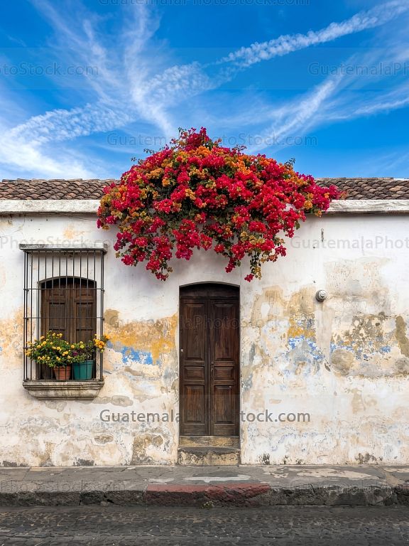 Fachada en la Antigua Guatemala