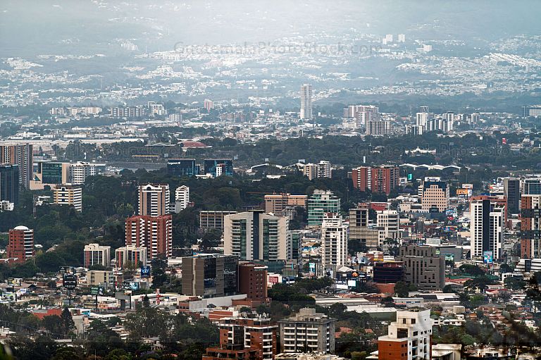 Atardecer sobre la Ciudad de Guatemala