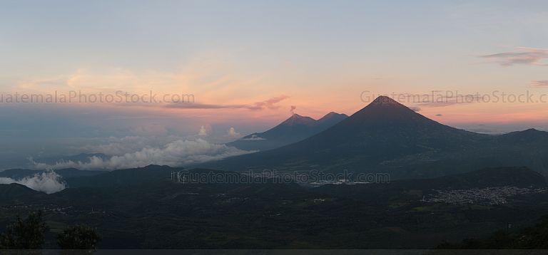 Paisaje de la cadena volcánica central