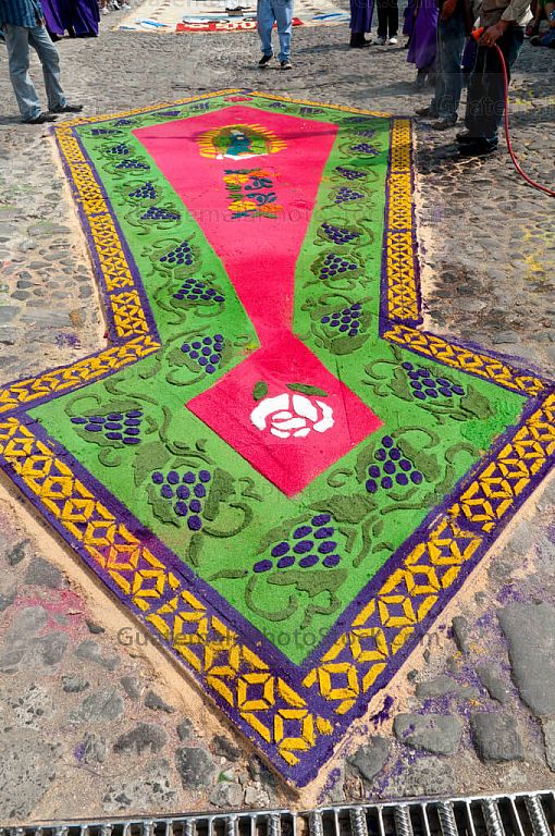 Alfombra en la Antigua Guatemala