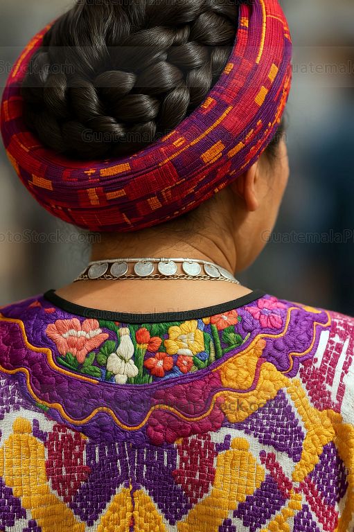 Mujer con traje tipico