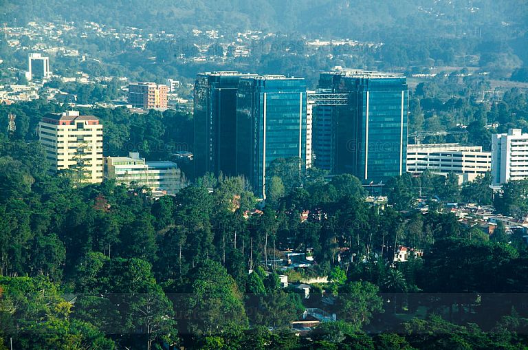 Ciudad de Guatemala desde el aire