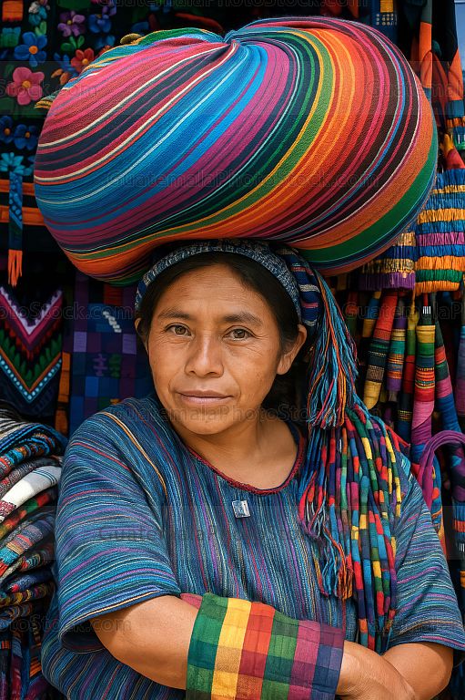 Mujer guatemalteca de etnia maya