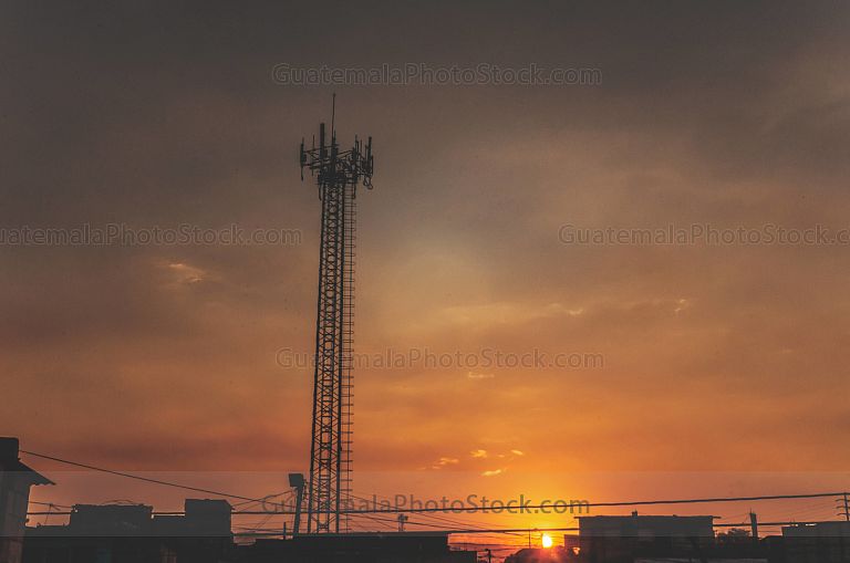 Atardecer sobre la Ciudad de Guatemala