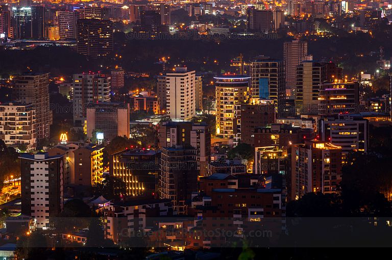 Edificios en la Ciudad de Guatemala