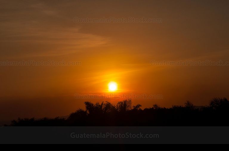 Sol al atardecer