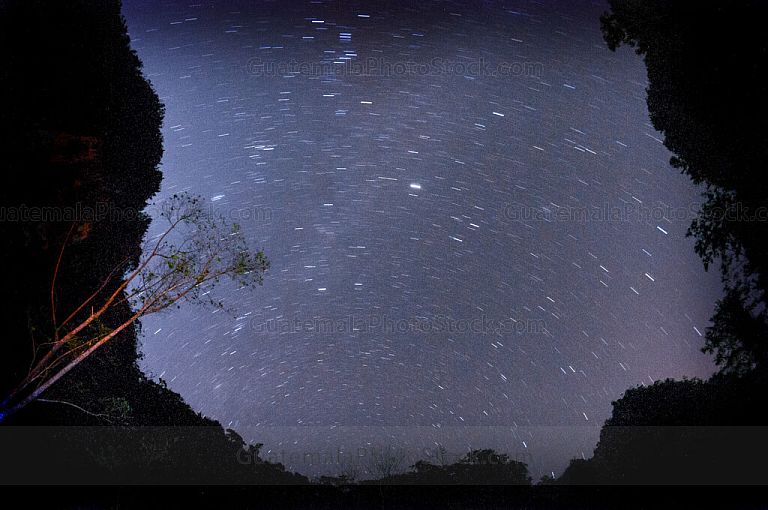 Cielo estrellado sobre Alta Verapaz