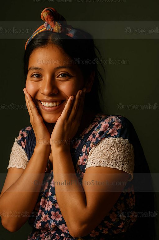 Mujer guatemalteca de etnia maya