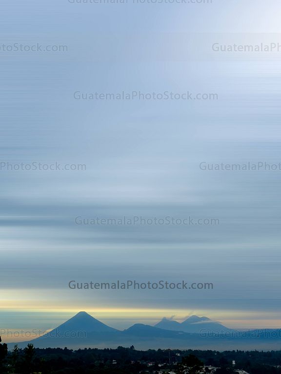 Atardecer sobre la Ciudad de Guatemala