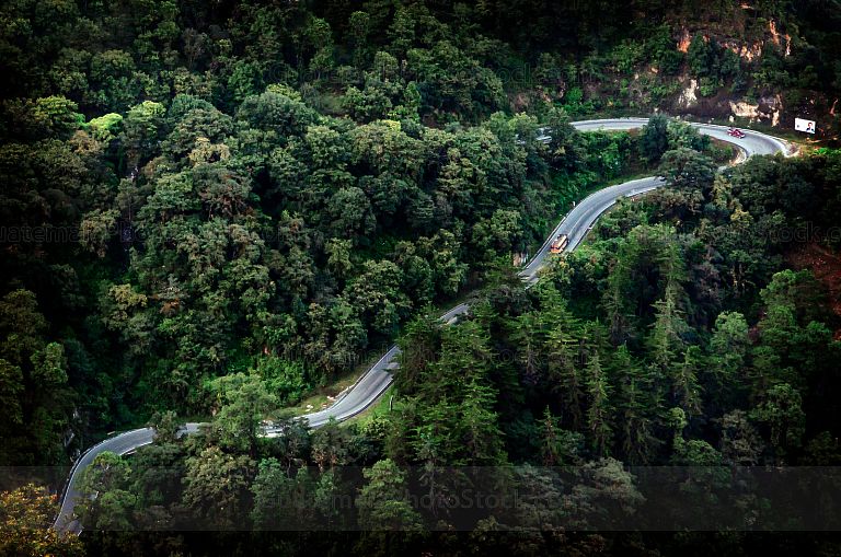 Carretera hacia Chichicastenango