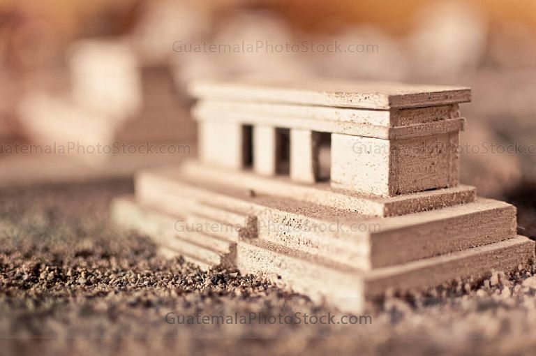 Maqueta idealizada de Iximché