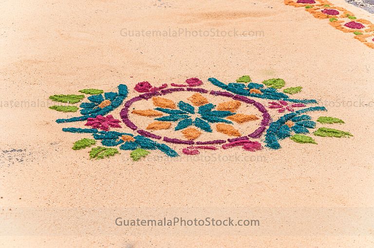 Detalle de la alfombra del Paseo de la Sexta Avenida