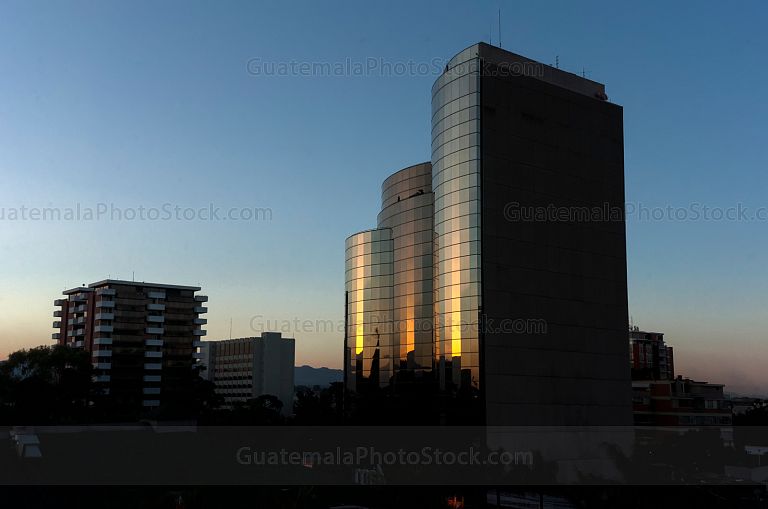 Atardecer sobre la Ciudad de Guatemala