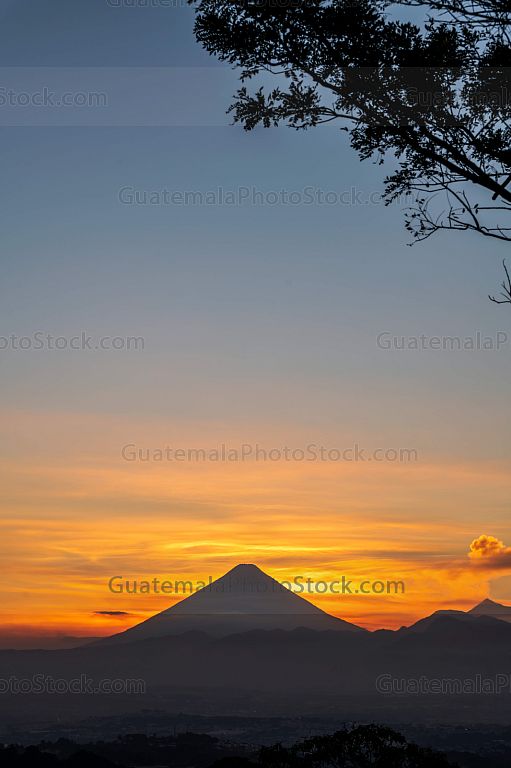 Atardecer sobre la Ciudad de Guatemala