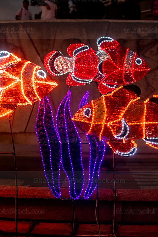 Decoración Led, Plaza Berlín