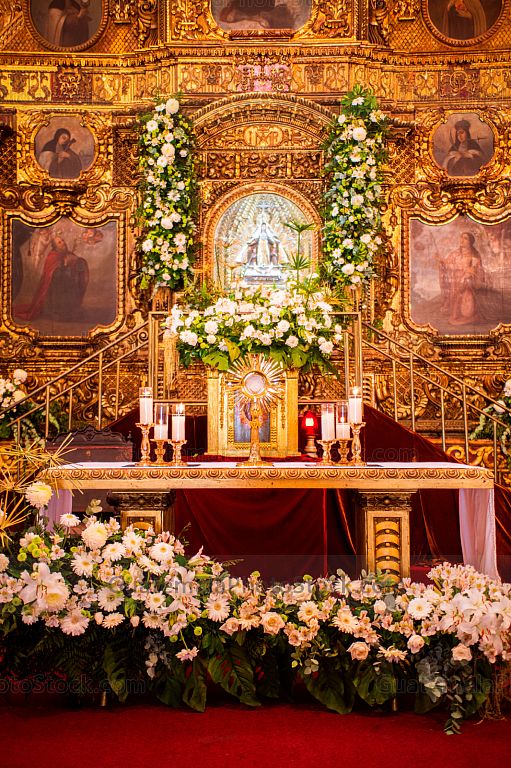 Altar de la Iglesia del Cerrito del Carmen
