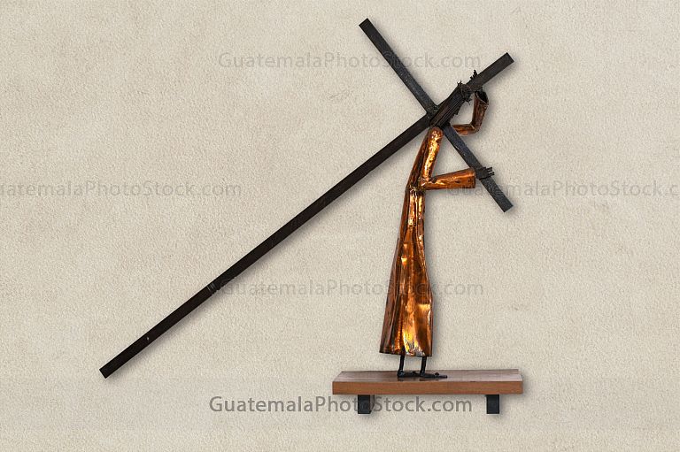 Santo Vía Crucis, Estación II Jesús con la cruz a cuestas