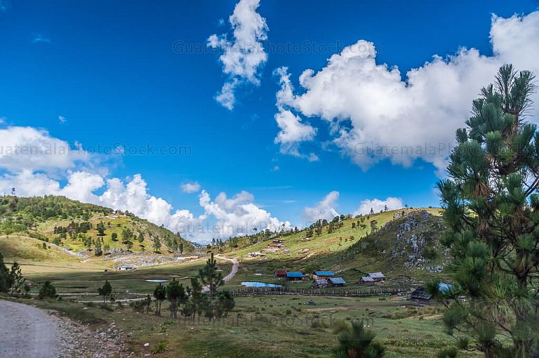Caserio en los Cuchumatanes