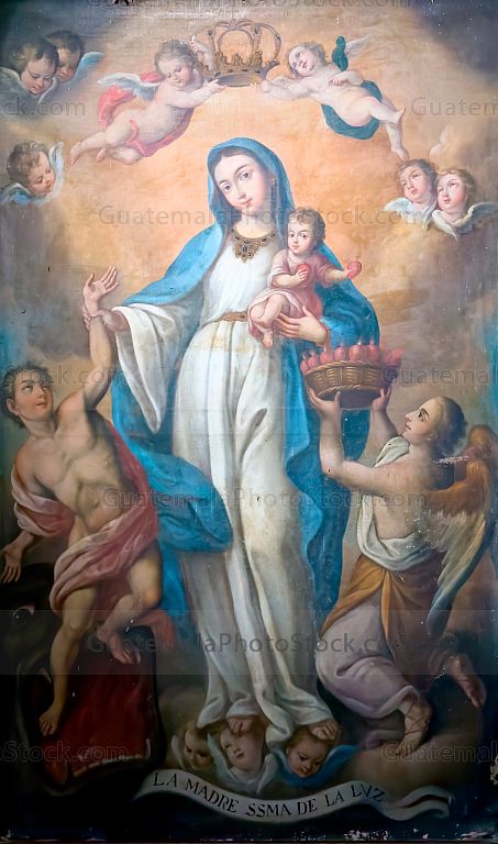 Obra anónima Titulada Madre Santísima de la Luz
