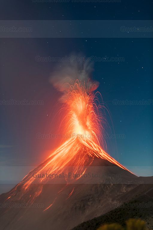 Erupción del Volcán de Fuego