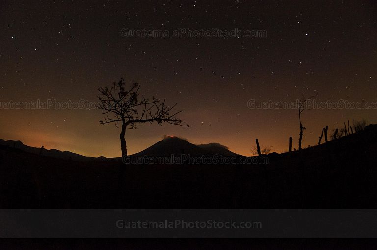 Paisaje entre estrellas