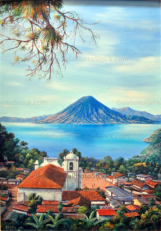 Paisaje de Atitlán, Sololá