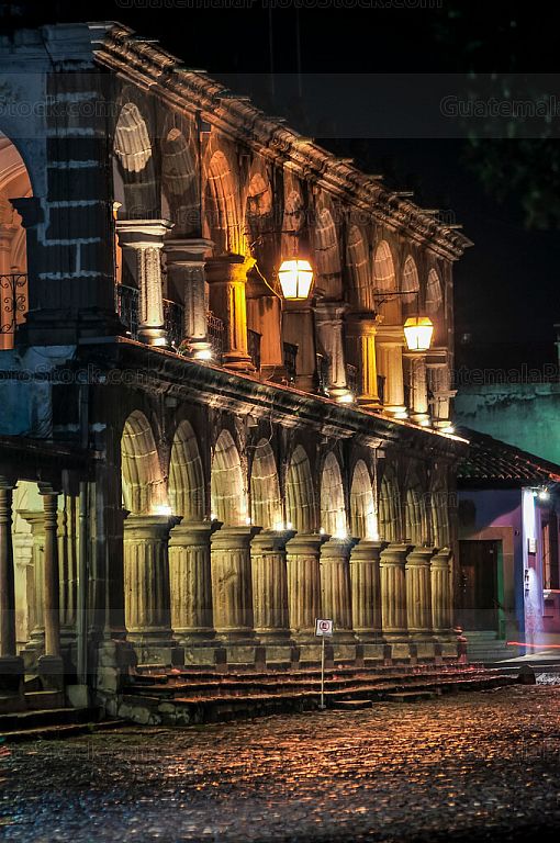 Palacio del Ayuntamiento de noche