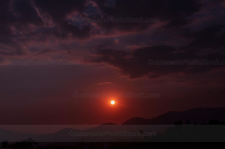Atardecer desde la Ciudad de Guatemala