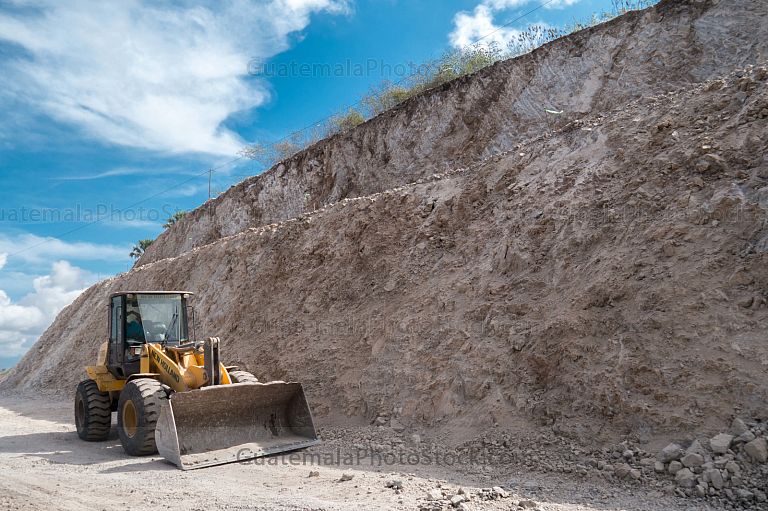Maquinaria en la construcción de carretera