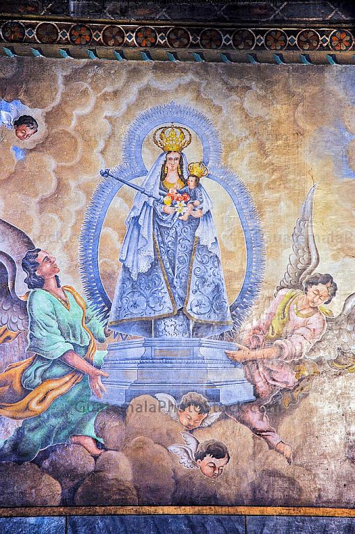 Pintura de la Virgen de Candelaria de Chiantla